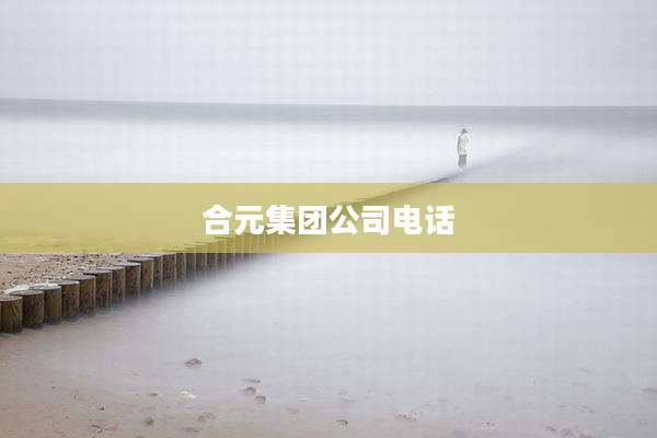 合元集团公司电话
