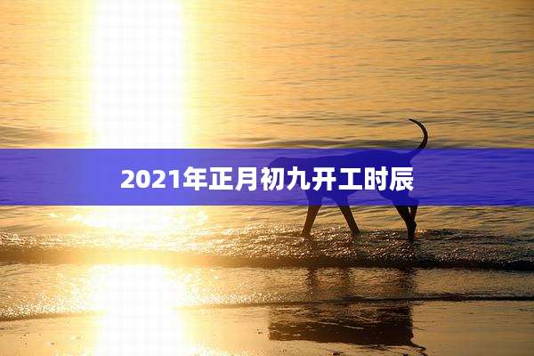 2021年正月初九开工时辰
