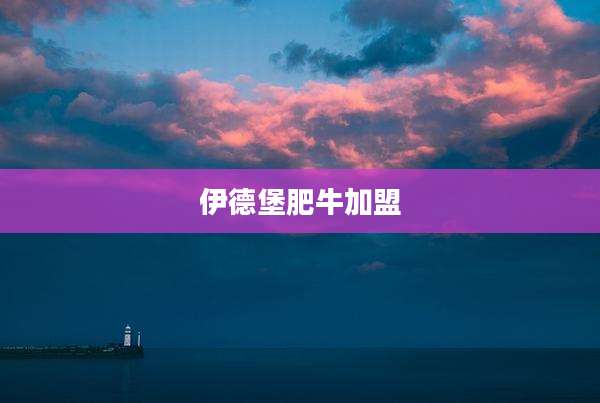 伊德堡肥牛加盟