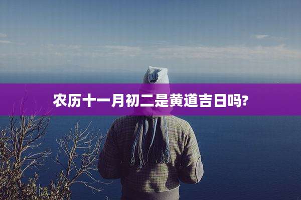 农历十一月初二是黄道吉日吗?