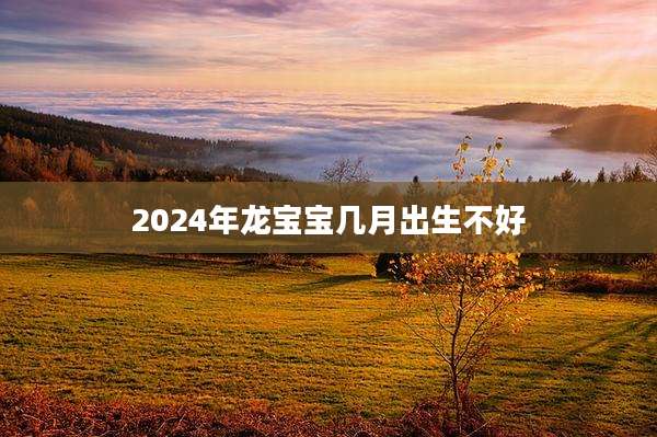 2024年龙宝宝几月出生不好