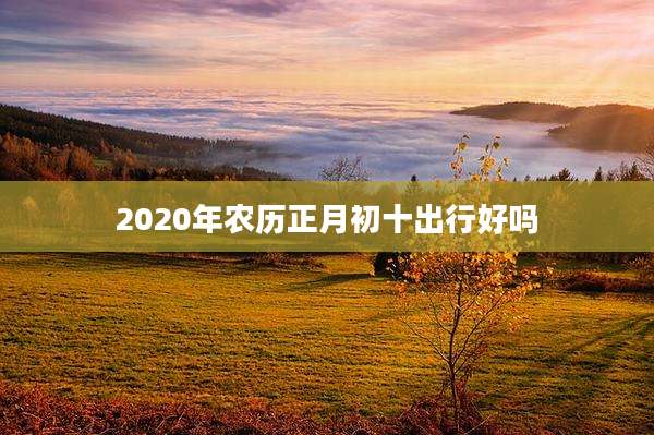 2020年农历正月初十出行好吗