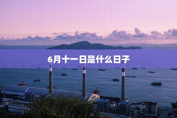 6月十一日是什么日子