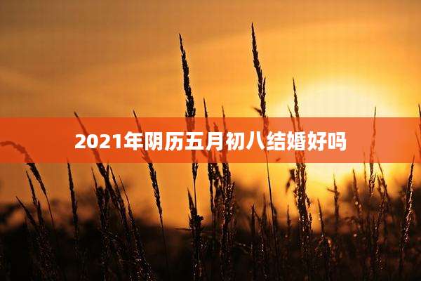 2021年阴历五月初八结婚好吗