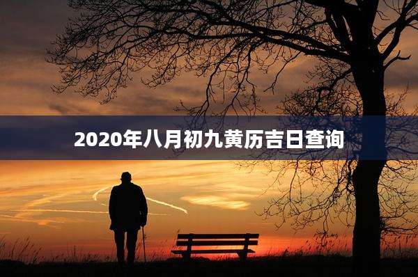 2020年八月初九黄历吉日查询
