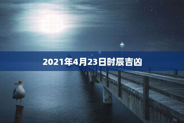 2021年4月23日时辰吉凶