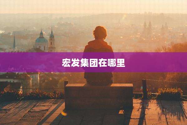 宏发集团在哪里