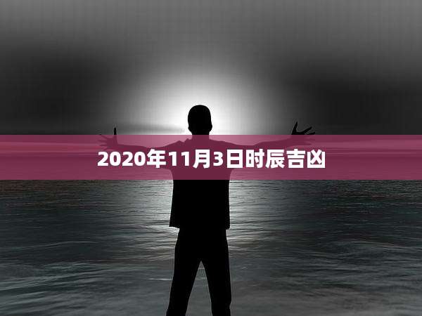 2020年11月3日时辰吉凶