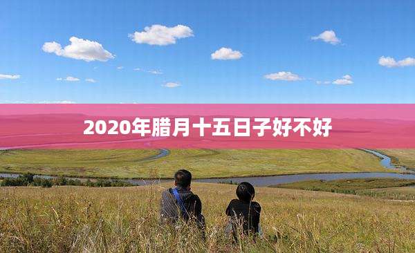 2020年腊月十五日子好不好