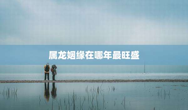 属龙姻缘在哪年最旺盛