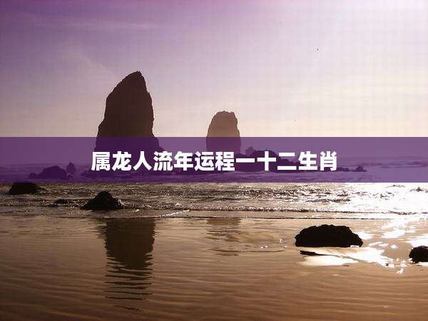属龙人流年运程一十二生肖