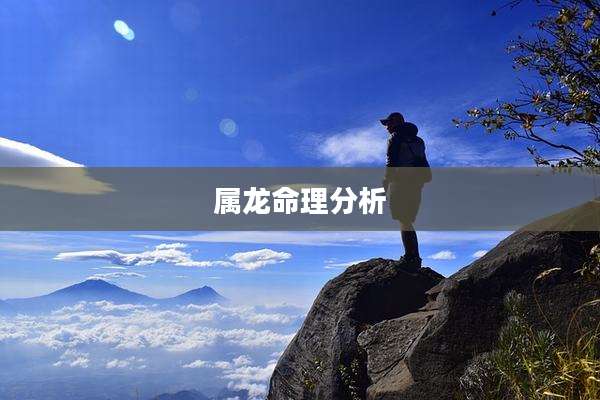 属龙命理分析