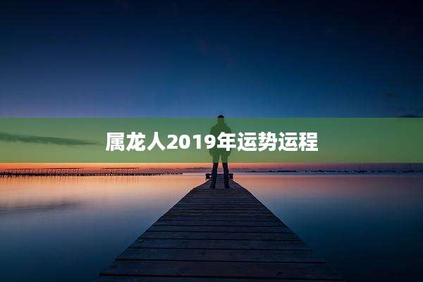 属龙人2019年运势运程