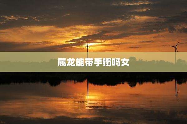 属龙能带手镯吗女