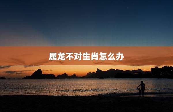 属龙不对生肖怎么办