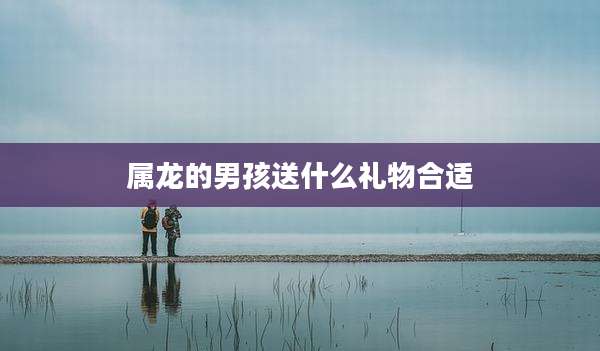 属龙的男孩送什么礼物合适