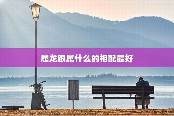 属龙跟属什么的相配最好