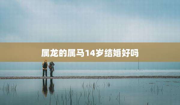 属龙的属马14岁结婚好吗