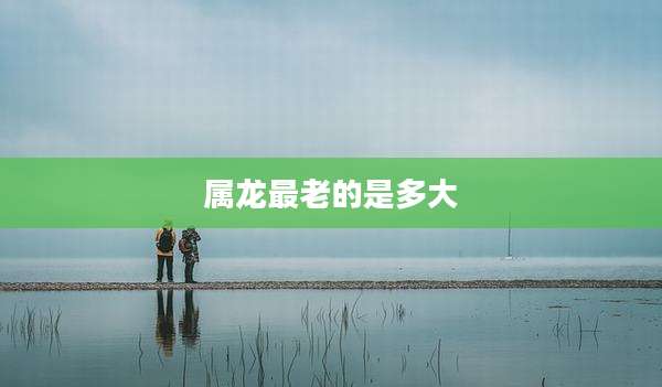 属龙最老的是多大