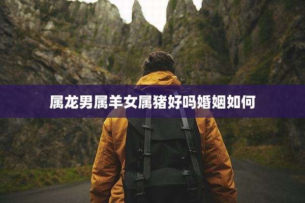属龙男属羊女属猪好吗婚姻如何