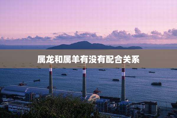 属龙和属羊有没有配合关系