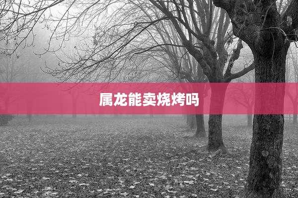 属龙能卖烧烤吗