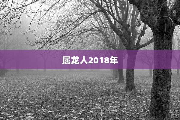 属龙人2018年