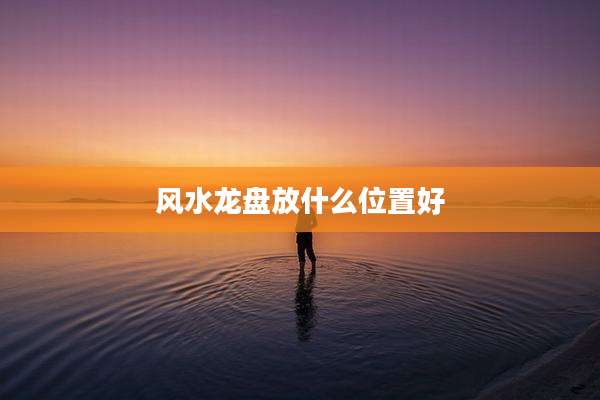 风水龙盘放什么位置好