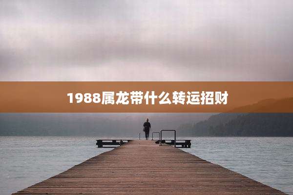 1988属龙带什么转运招财