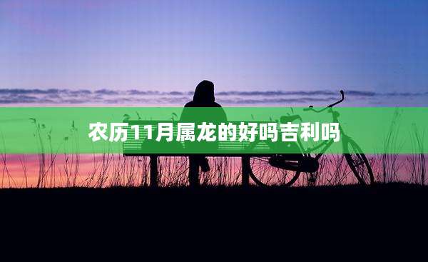农历11月属龙的好吗吉利吗