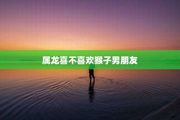 属龙喜不喜欢猴子男朋友