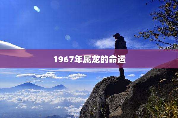 1967年属龙的命运