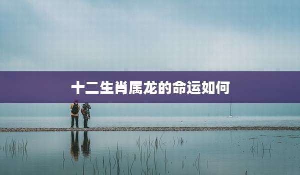 十二生肖属龙的命运如何