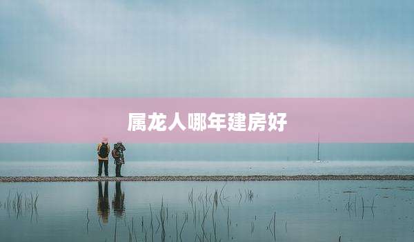 属龙人哪年建房好