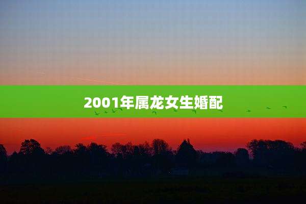 2001年属龙女生婚配