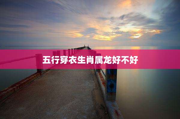 五行穿衣生肖属龙好不好