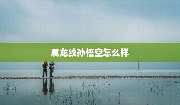 属龙纹孙悟空怎么样