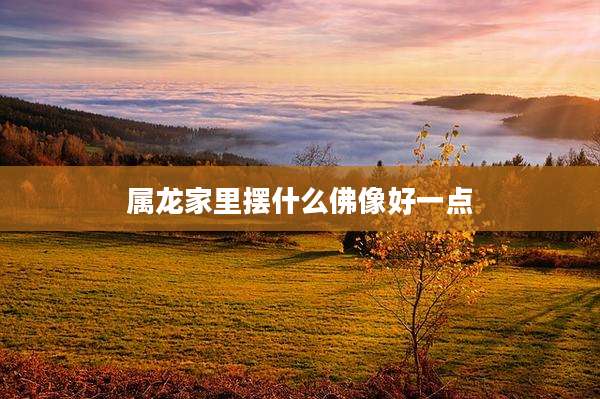 属龙家里摆什么佛像好一点