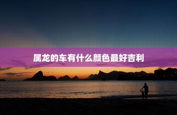 属龙的车有什么颜色最好吉利
