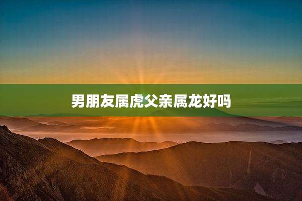 男朋友属虎父亲属龙好吗