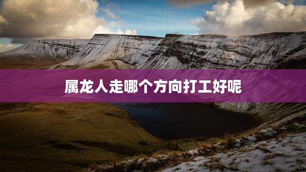 属龙人走哪个方向打工好呢