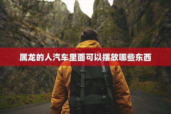 属龙的人汽车里面可以摆放哪些东西