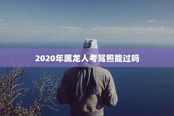 2020年属龙人考驾照能过吗