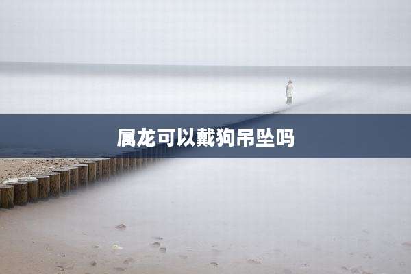 属龙可以戴狗吊坠吗