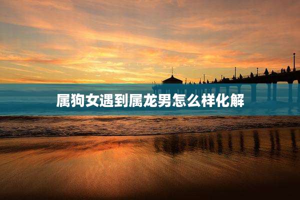 属狗女遇到属龙男怎么样化解