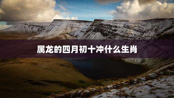 属龙的四月初十冲什么生肖