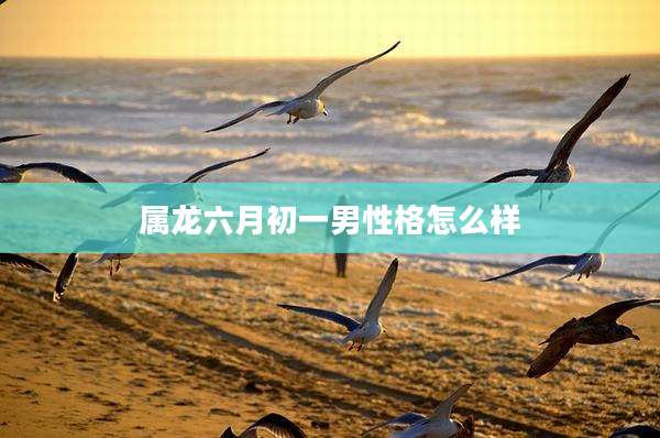 属龙六月初一男性格怎么样
