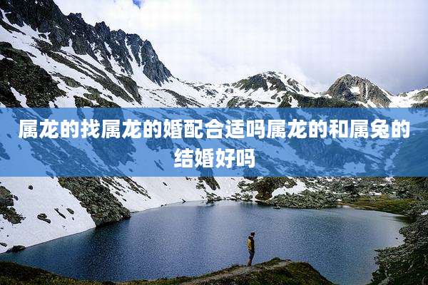 属龙的找属龙的婚配合适吗属龙的和属兔的结婚好吗