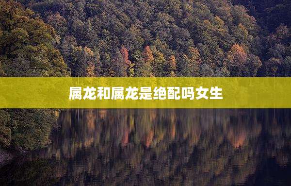 属龙和属龙是绝配吗女生