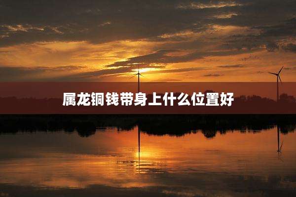 属龙铜钱带身上什么位置好